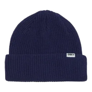 OBEY BOLD ORGANIC BEANIE ACADEMY NAVY