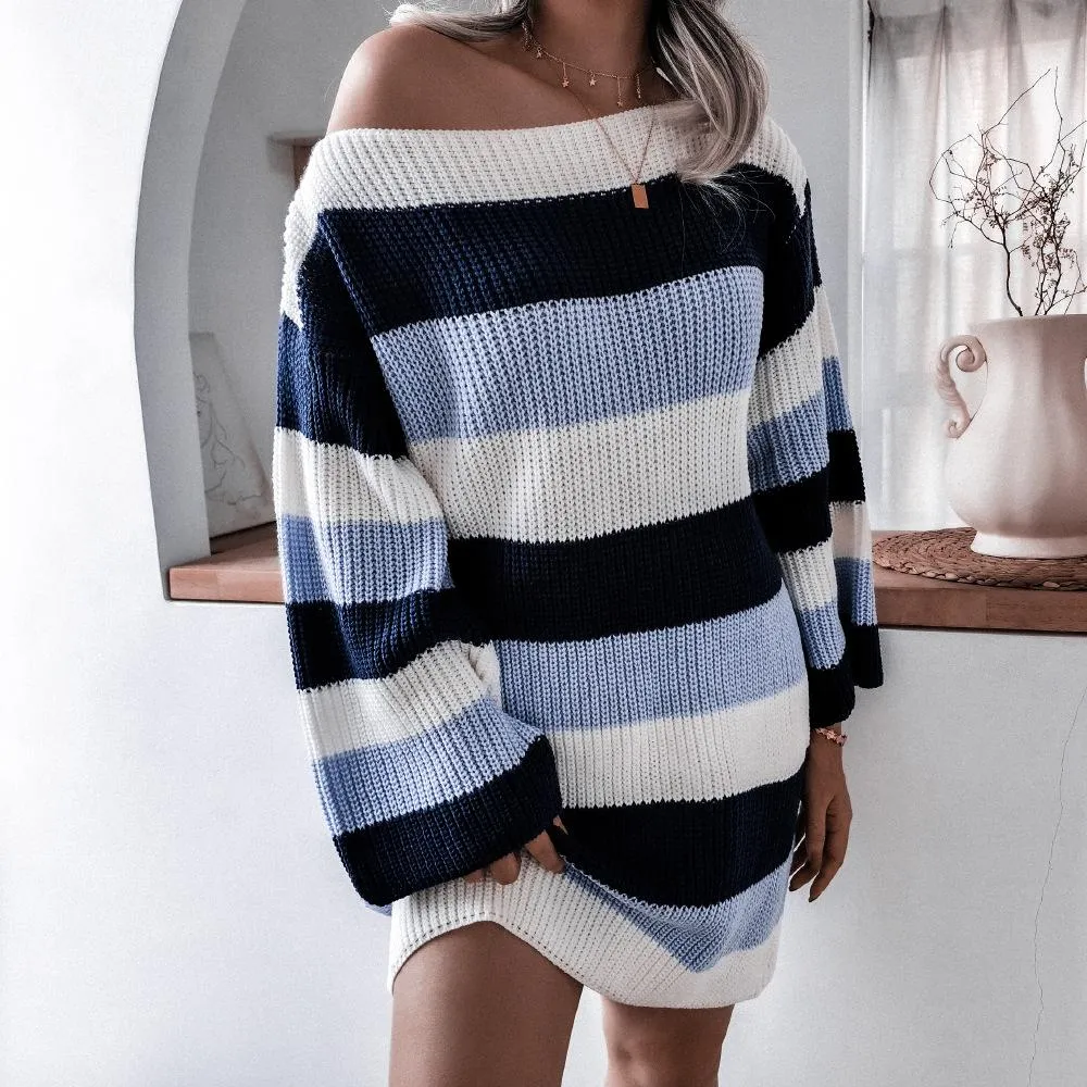 Off Shoulder Sweater Dress