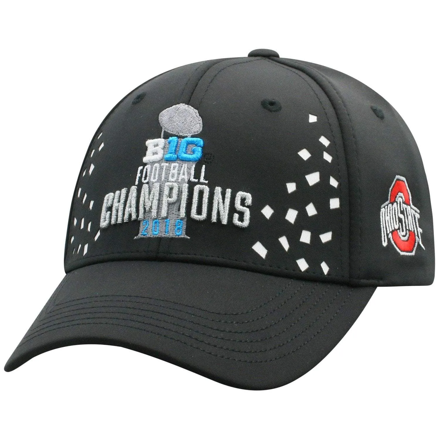 Ohio State Buckeyes 2018 Big 10 College Football Champions Locker Room Hat Cap