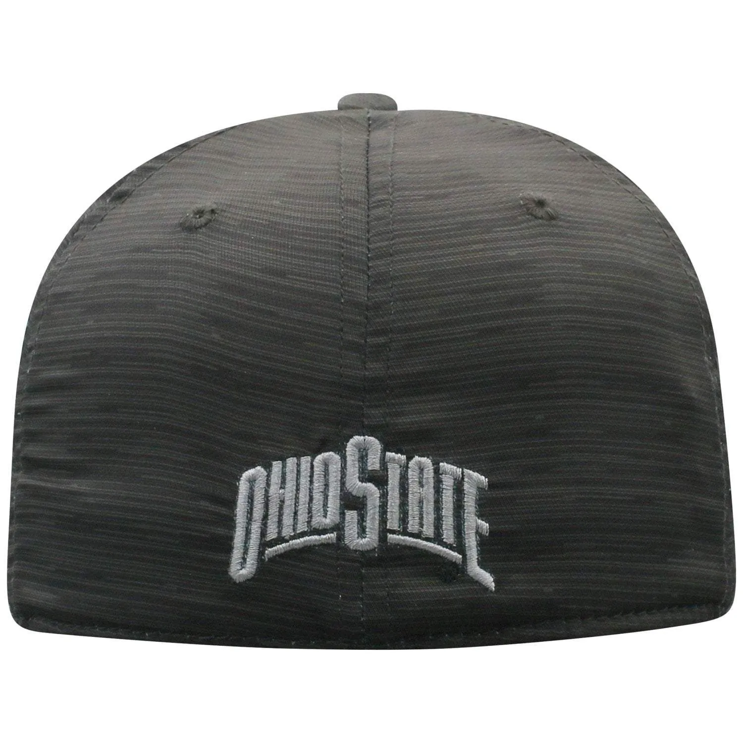 Ohio State Buckeyes TOW Black "Trace" Structured Flexfit Fitted Hat Cap (M/L)