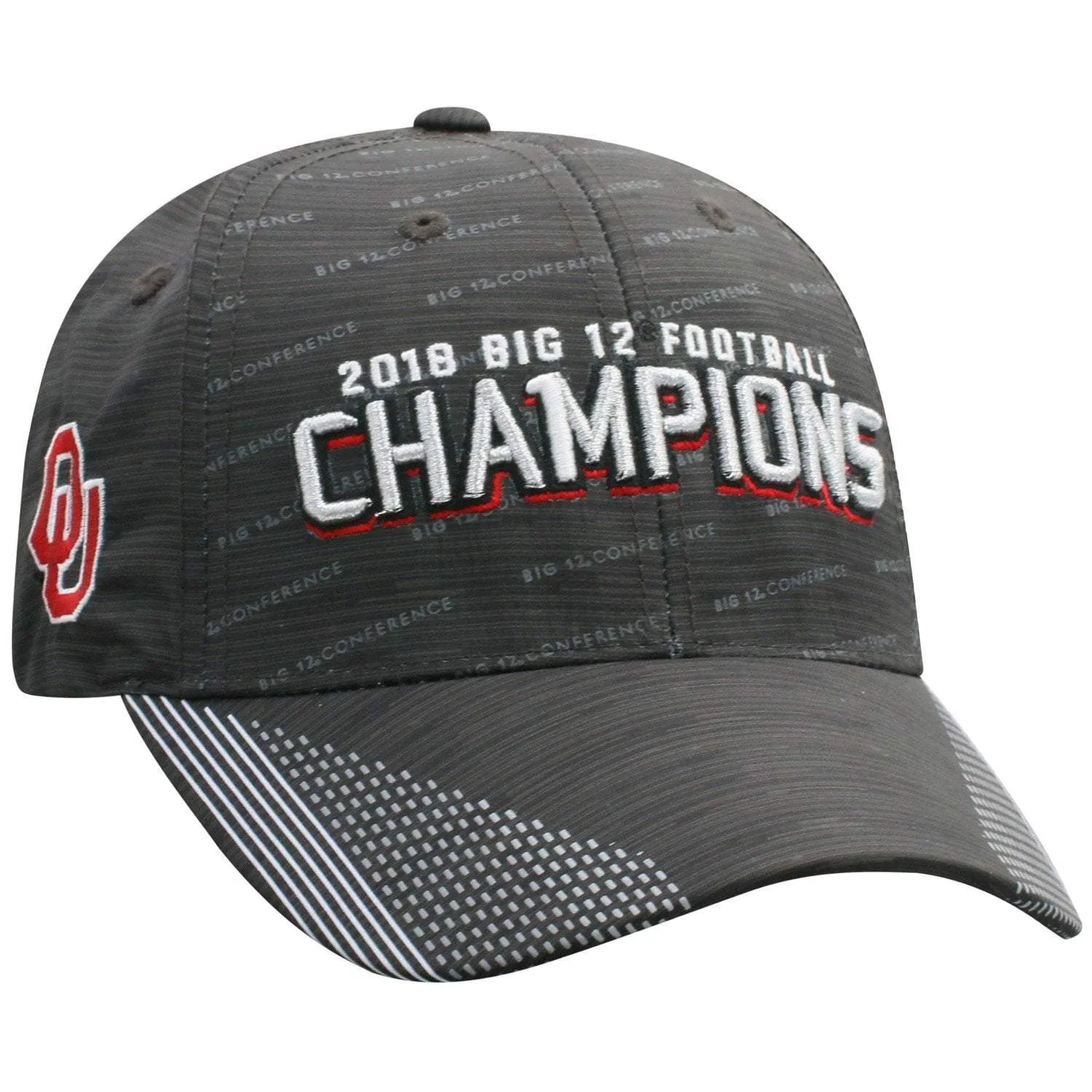 Oklahoma Sooners 2018 Big 12 College Football Champions Locker Room Hat Cap