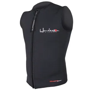 Open Box Henderson Man 3mm Thermoprene Zipper Vest Scuba Diving Wetsuit, Size: Small