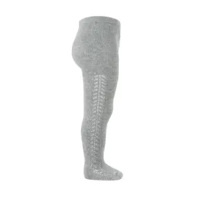 Openwork Side Warm Tights Aluminium 8 Years