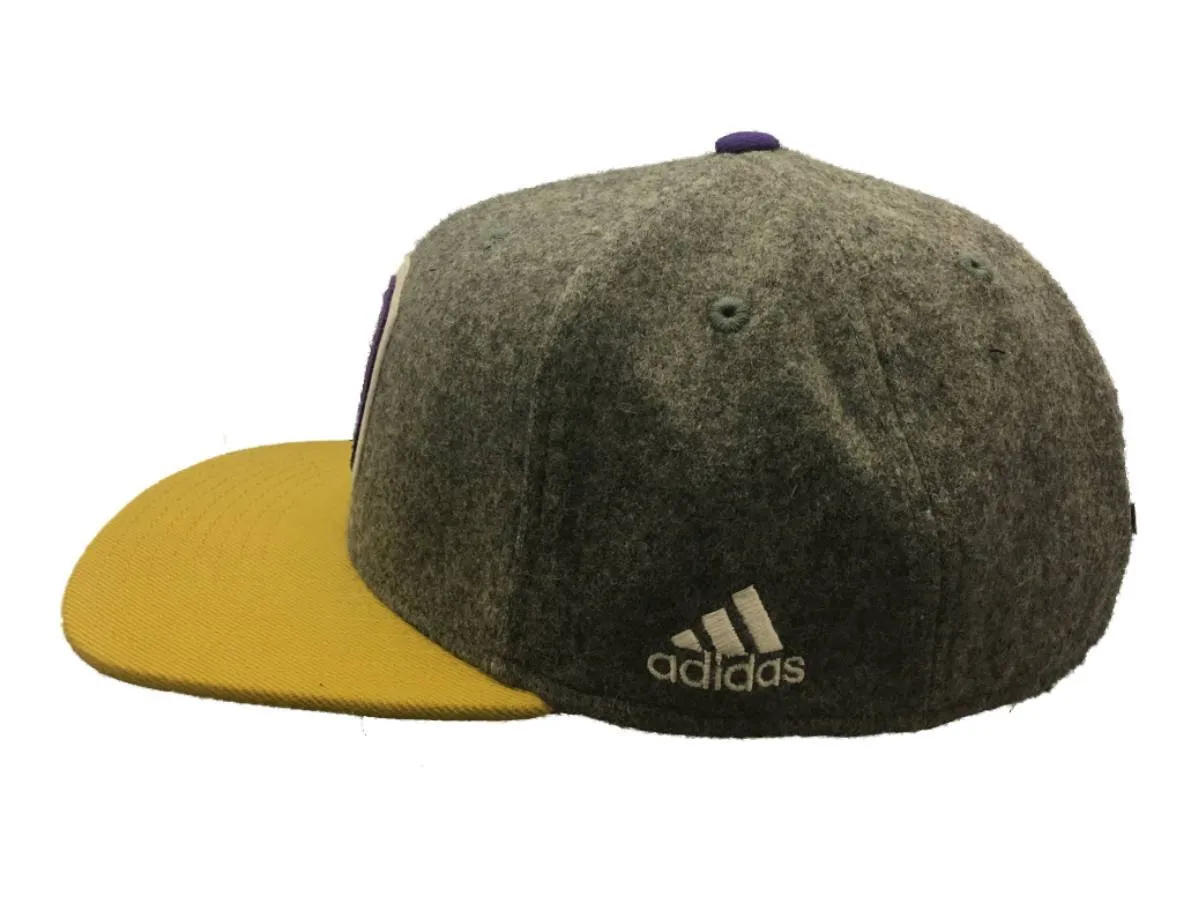 Orlando City SC Adidas Retro Letterman Style Structured Flat Bill Hat Cap (S/M)