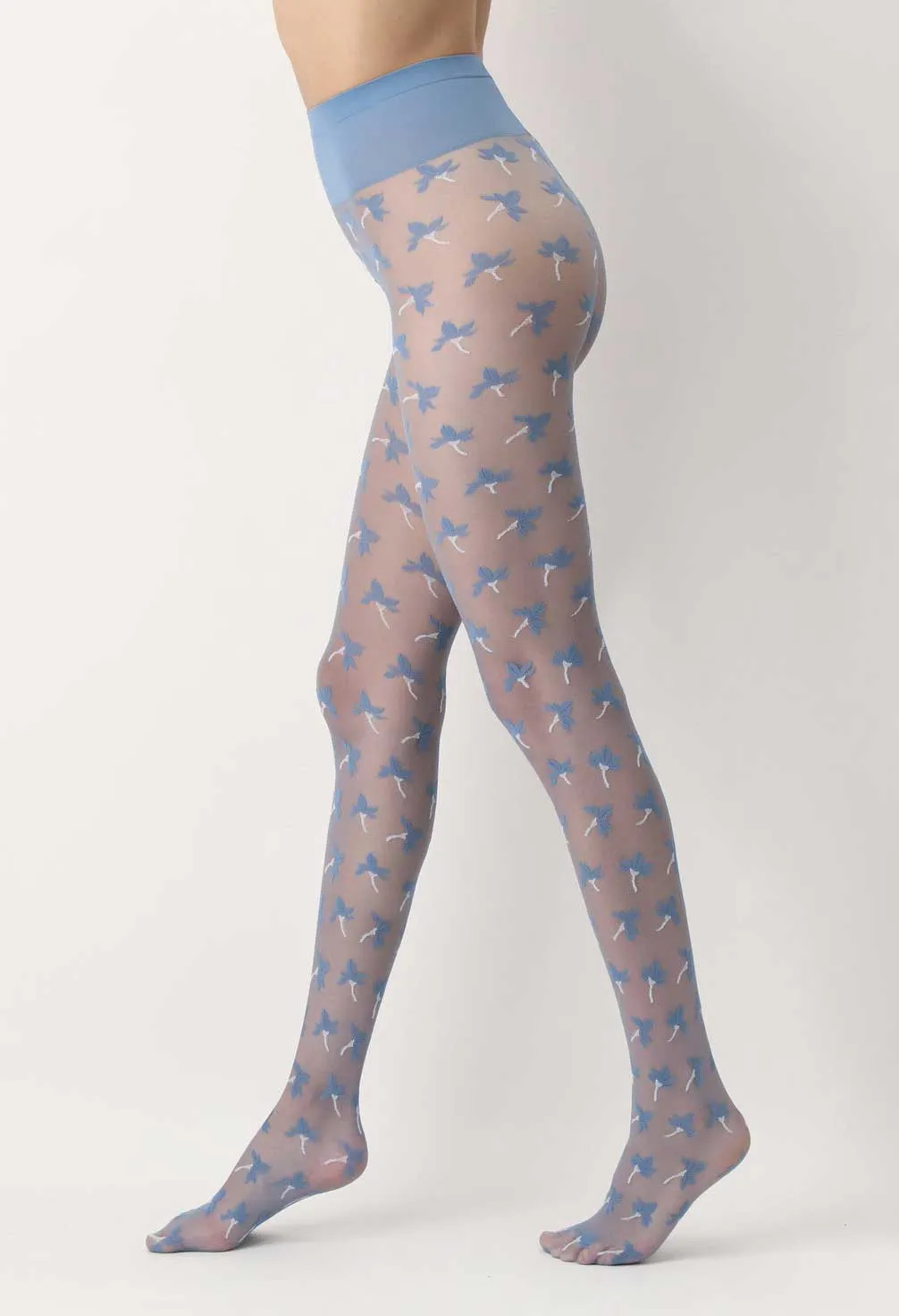 Oroblu Primrose Sheer Floral Pattern Tights