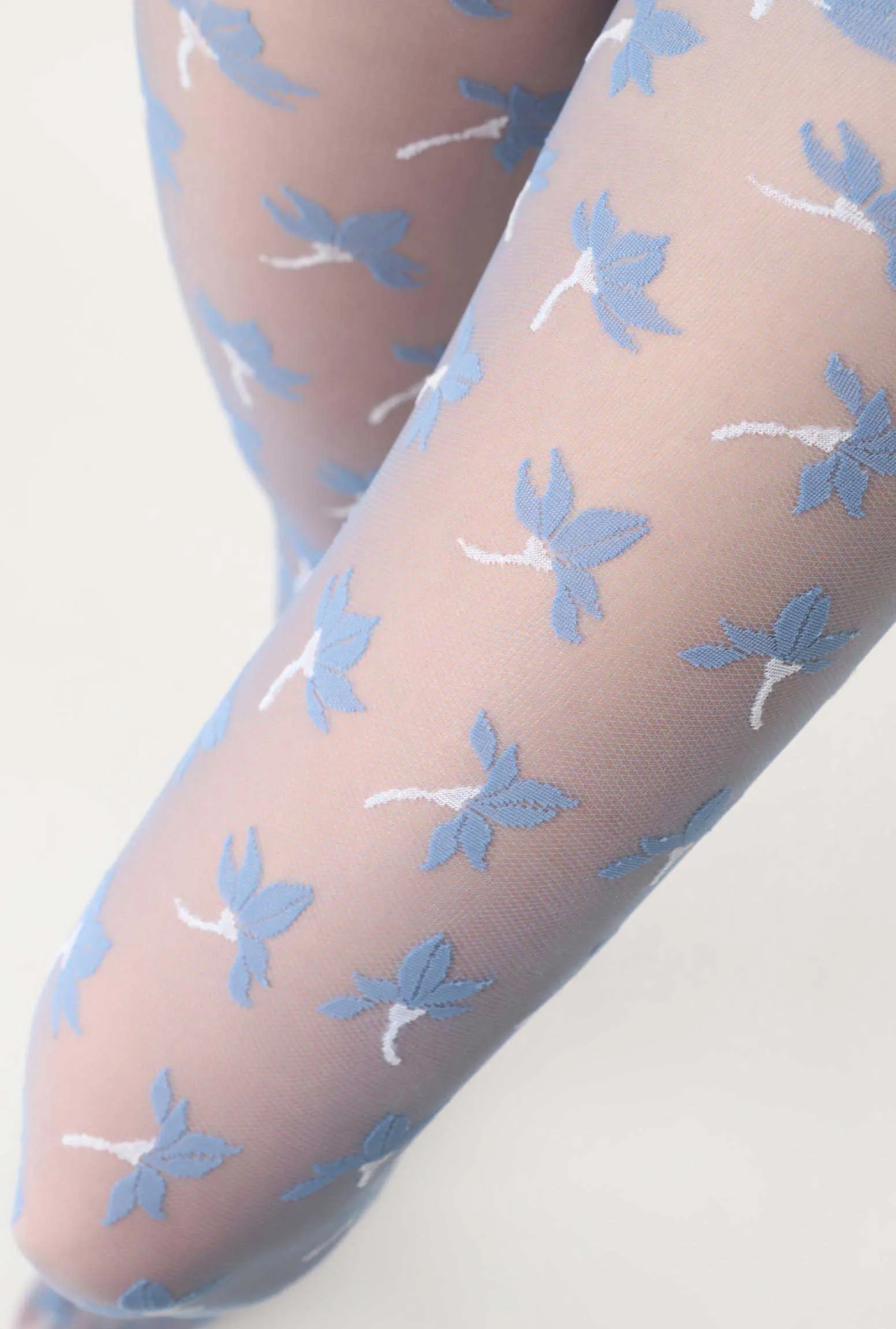 Oroblu Primrose Sheer Floral Pattern Tights