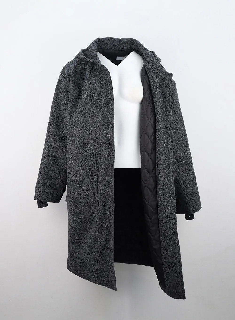 Oversized Midi Hooded Coat ON307