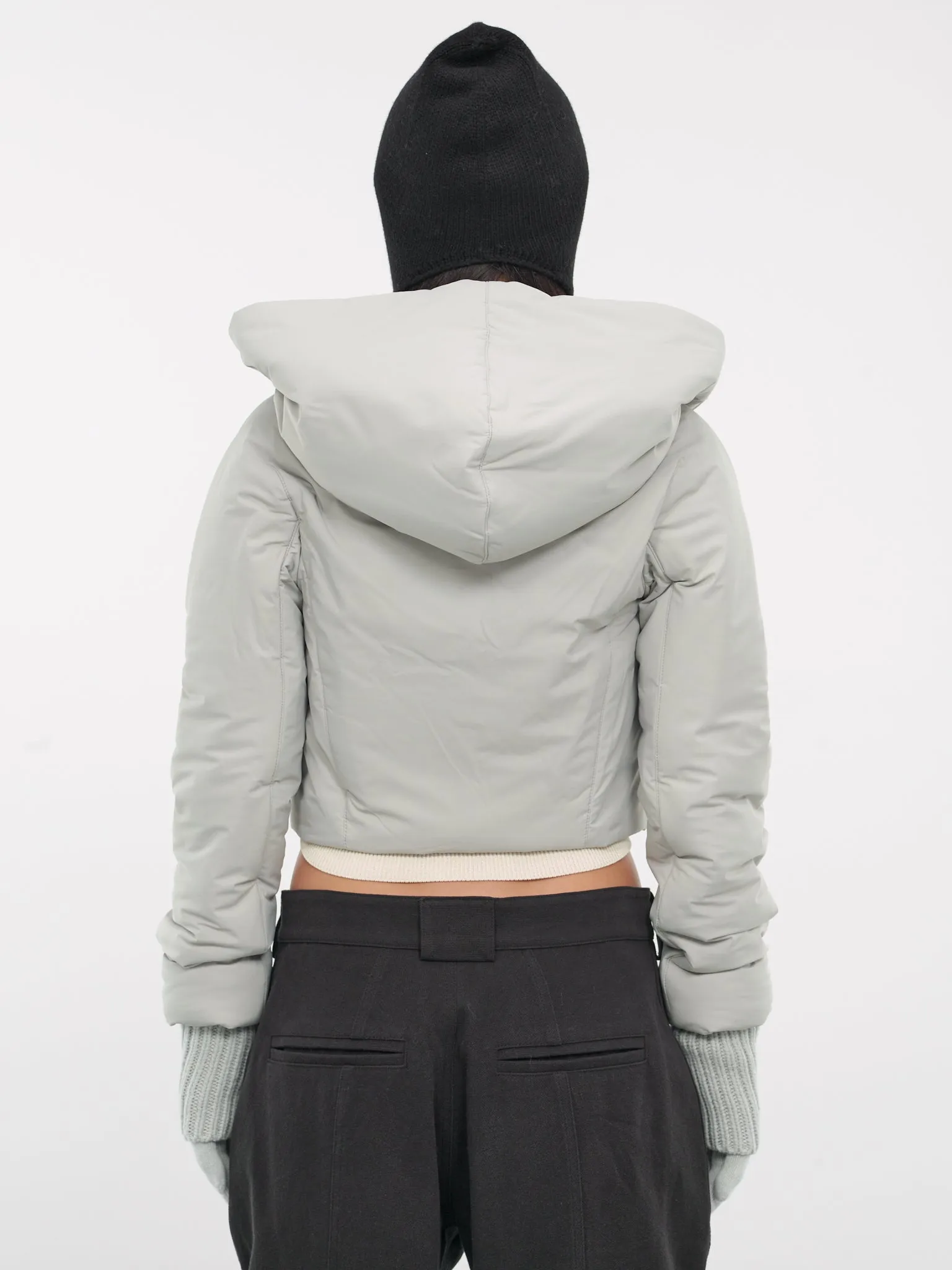 Padded Crop Jacket & Gloves (JK7FG-FRENCH-GREY)