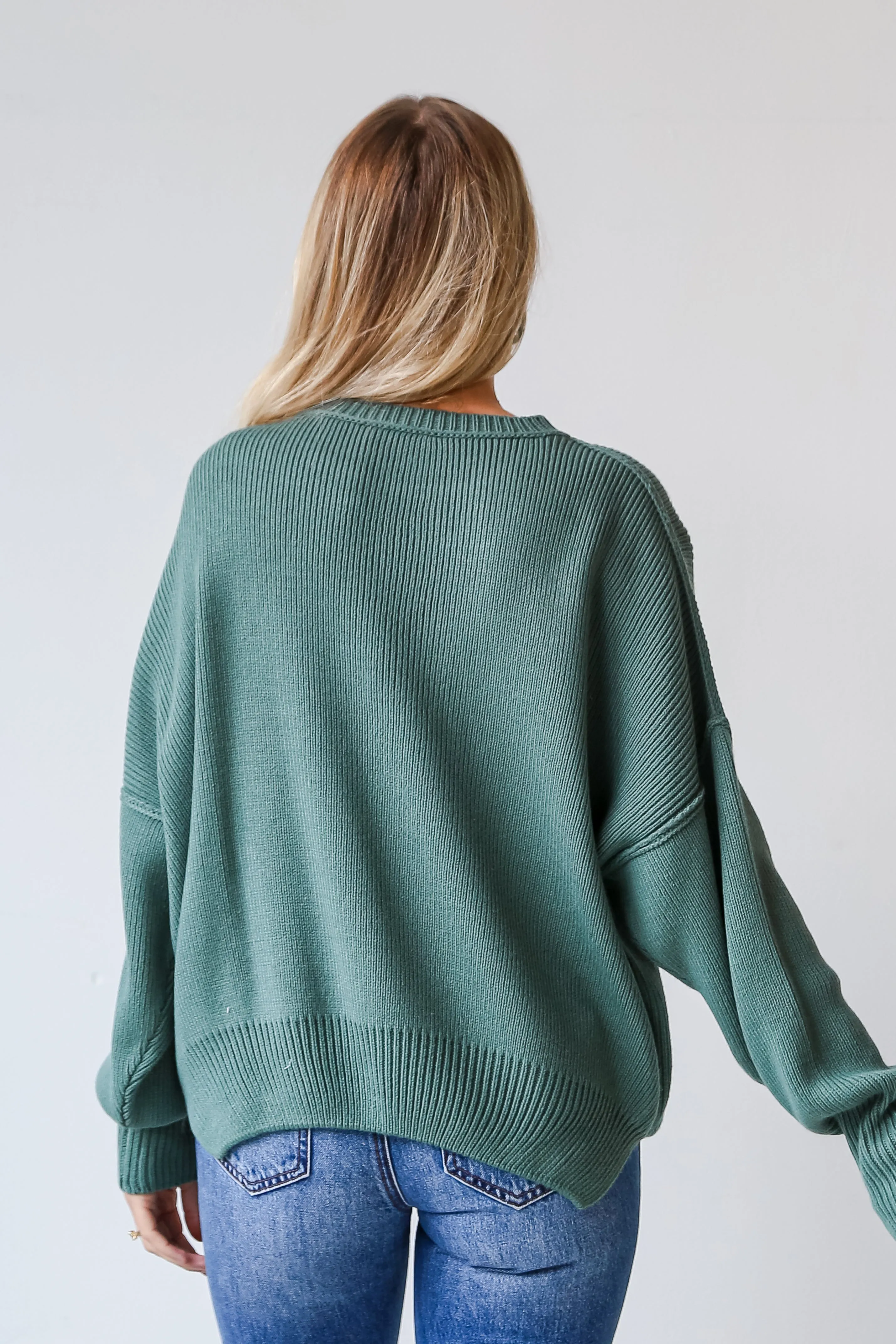 Parker Sage Oversized Sweater - DOORBUSTER