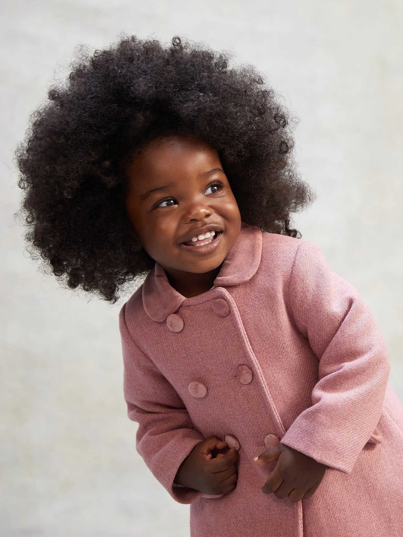 Pink Arrieta Girl Coat