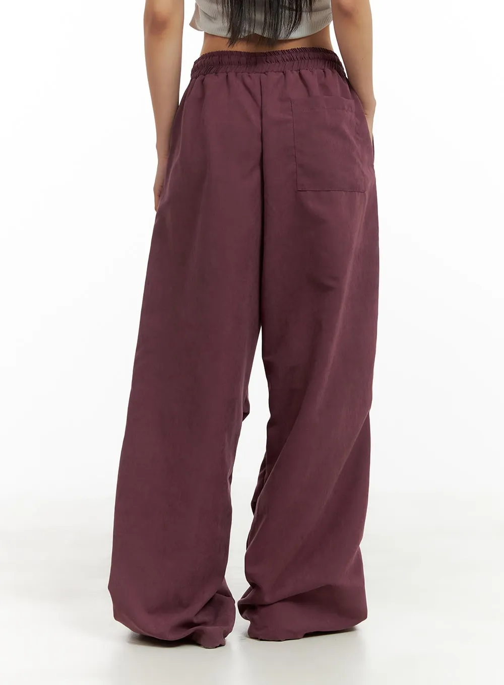 Pintuck Polyester Joggers (Unisex) CA424