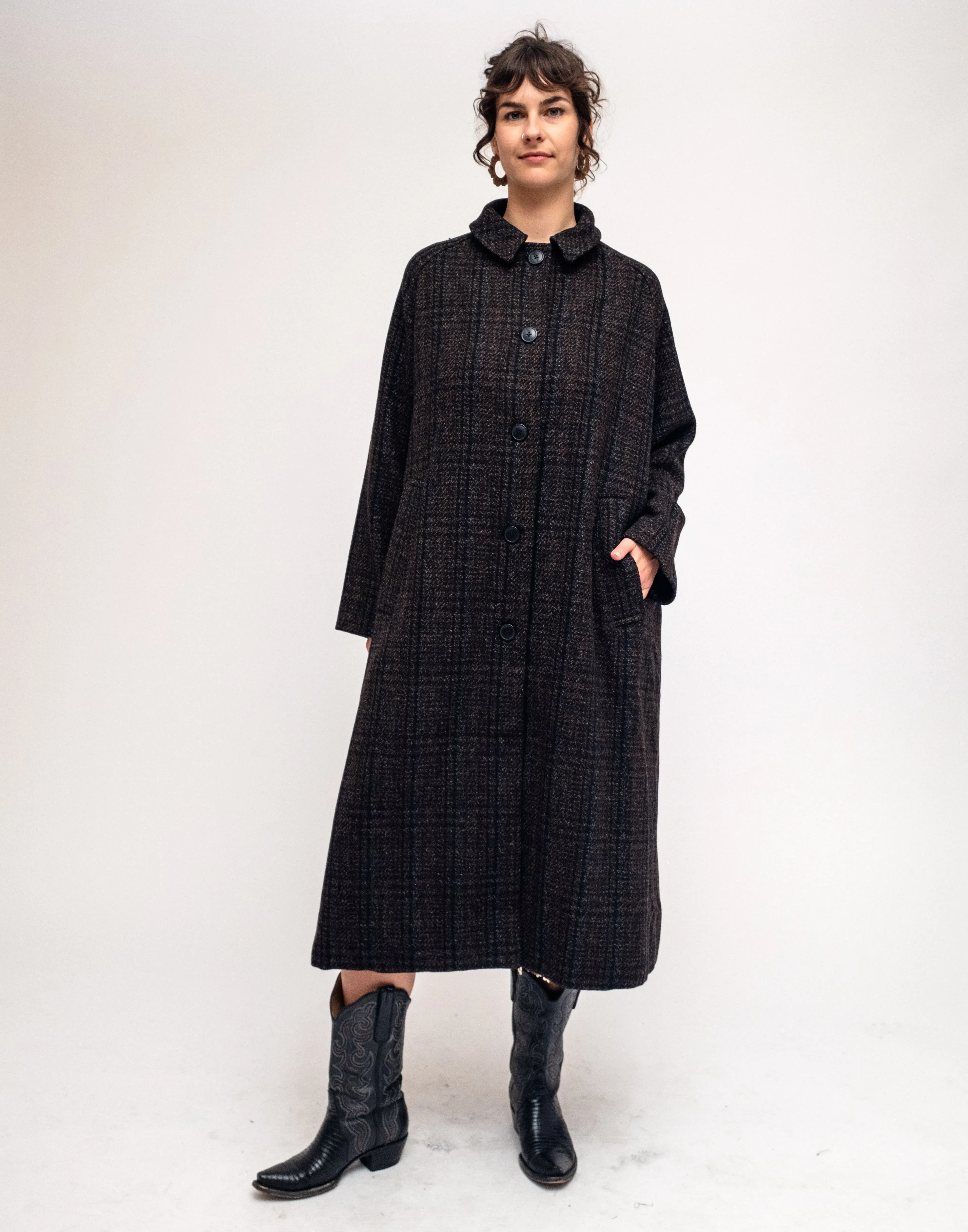 Plaid New Trench