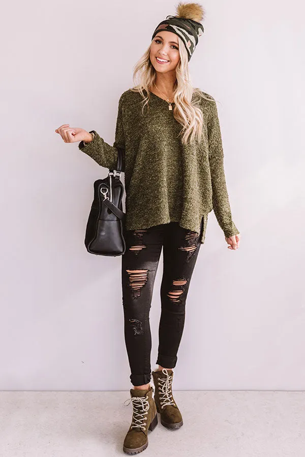 Pretty And Poised Shift Sweater