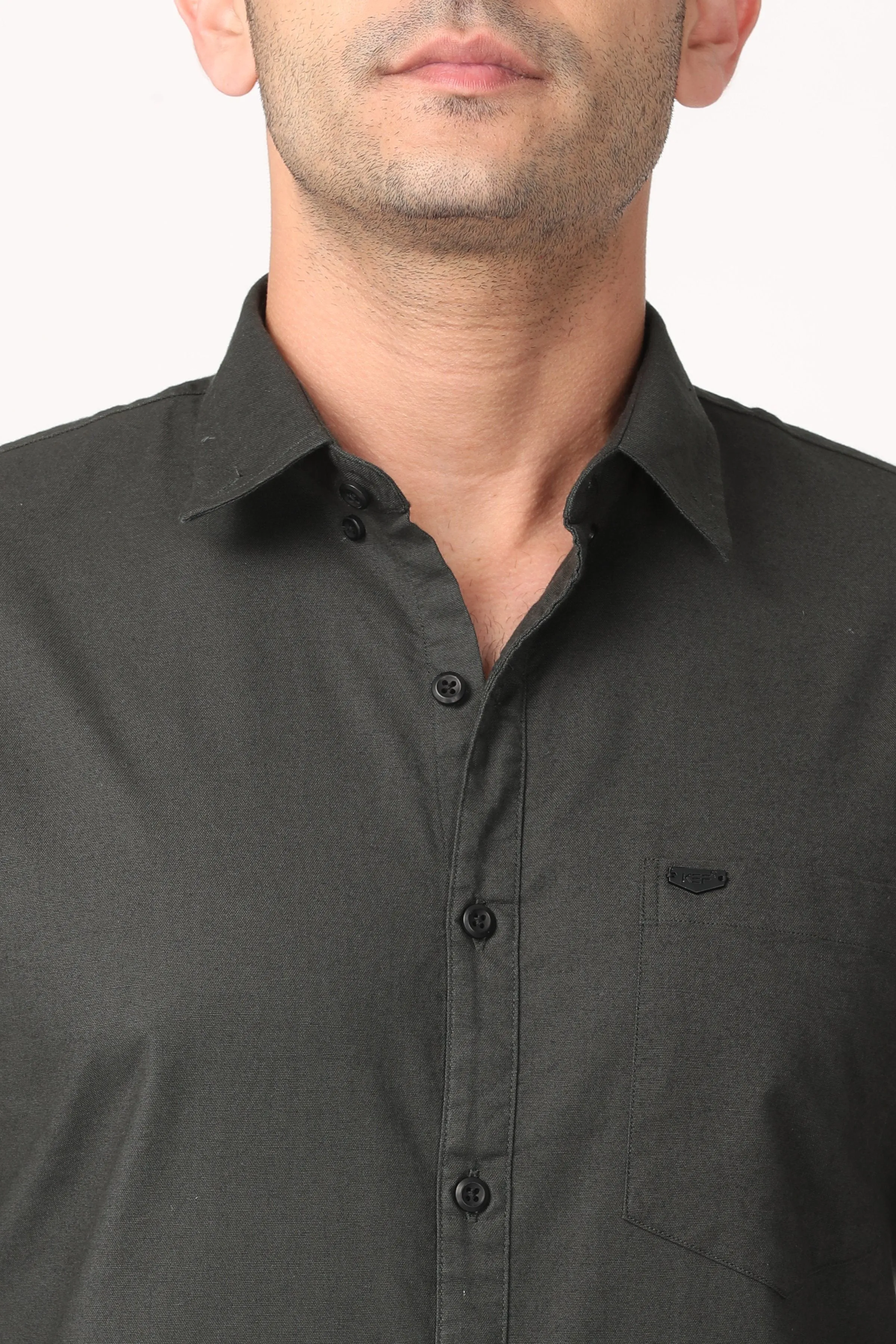 Punchy Black Full Sleeve Shirt