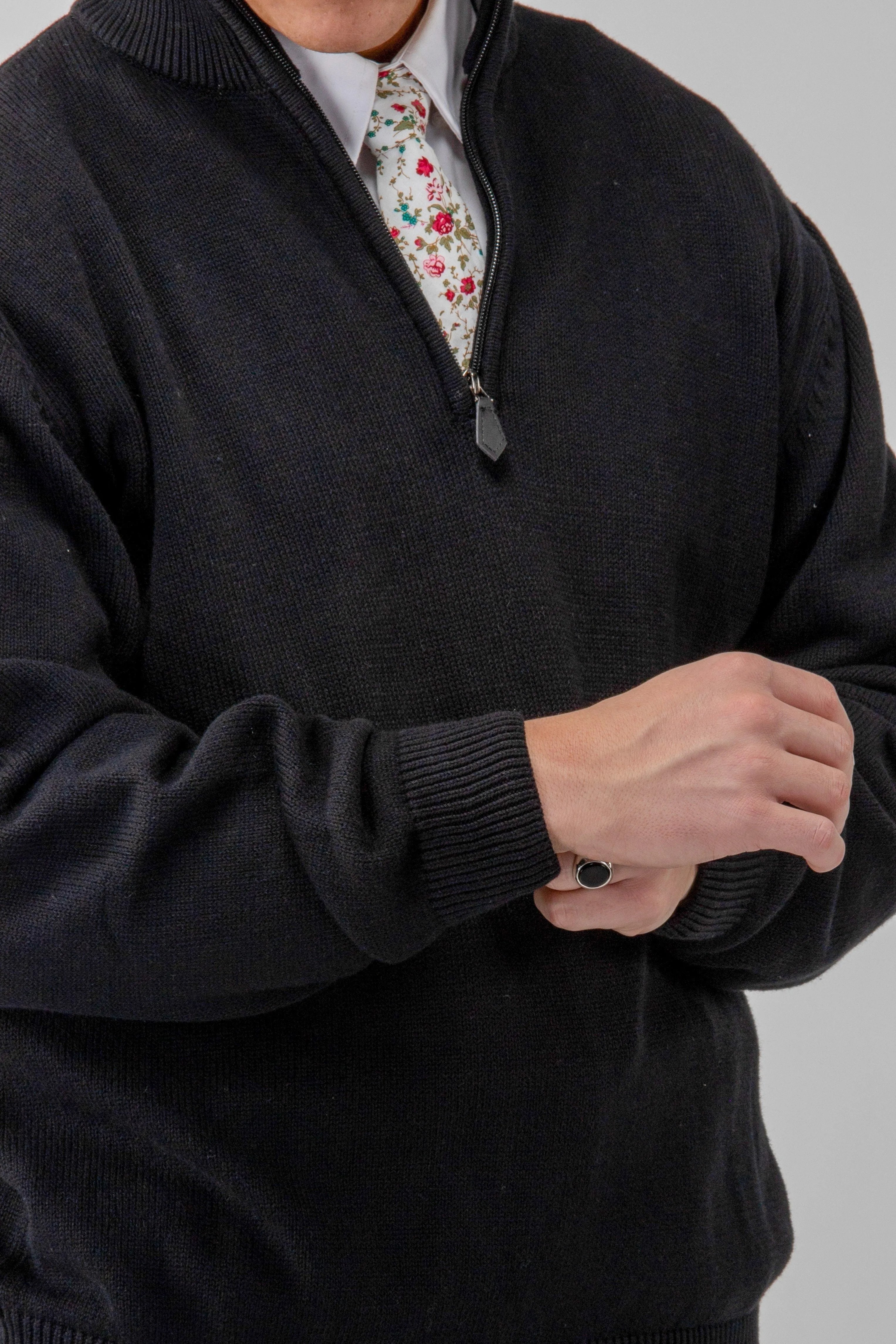 Quarter Zip Sweater