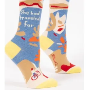 "Blue Q" Women's Socks - She Had Traveled Far