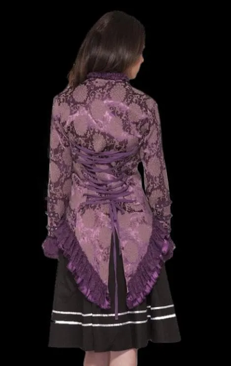 "Gothic Ghostly Jacket in Purple" HD Hollywood Costume