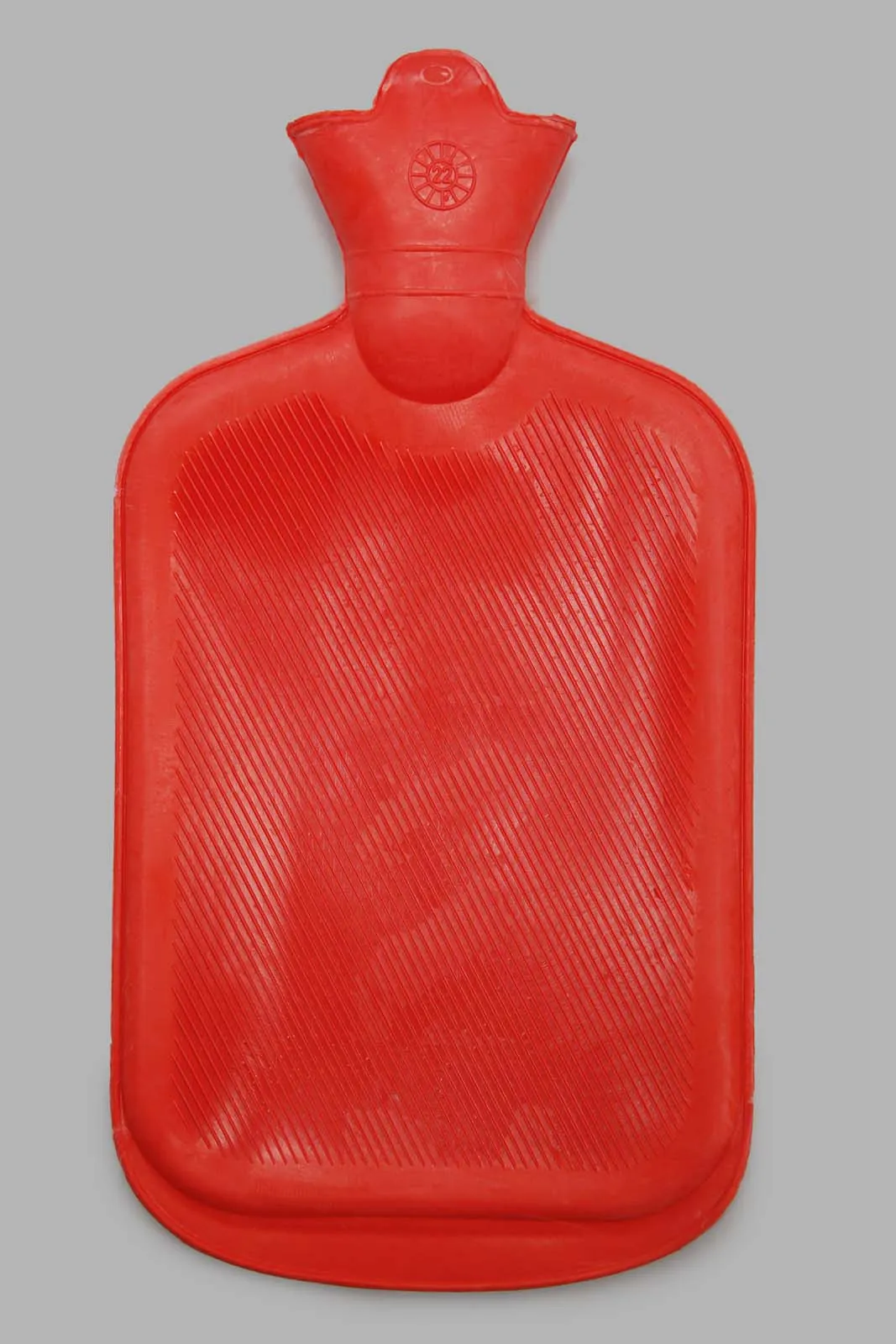 Red And White Hot Water Bag 2 Liter With Knitted Cover (2 Piece)