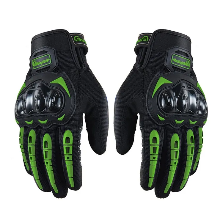 Riding Tribe MCS-17 Motorcycle Gloves Touch Screen Outdoor Riding Gloves, Size: L(Green)