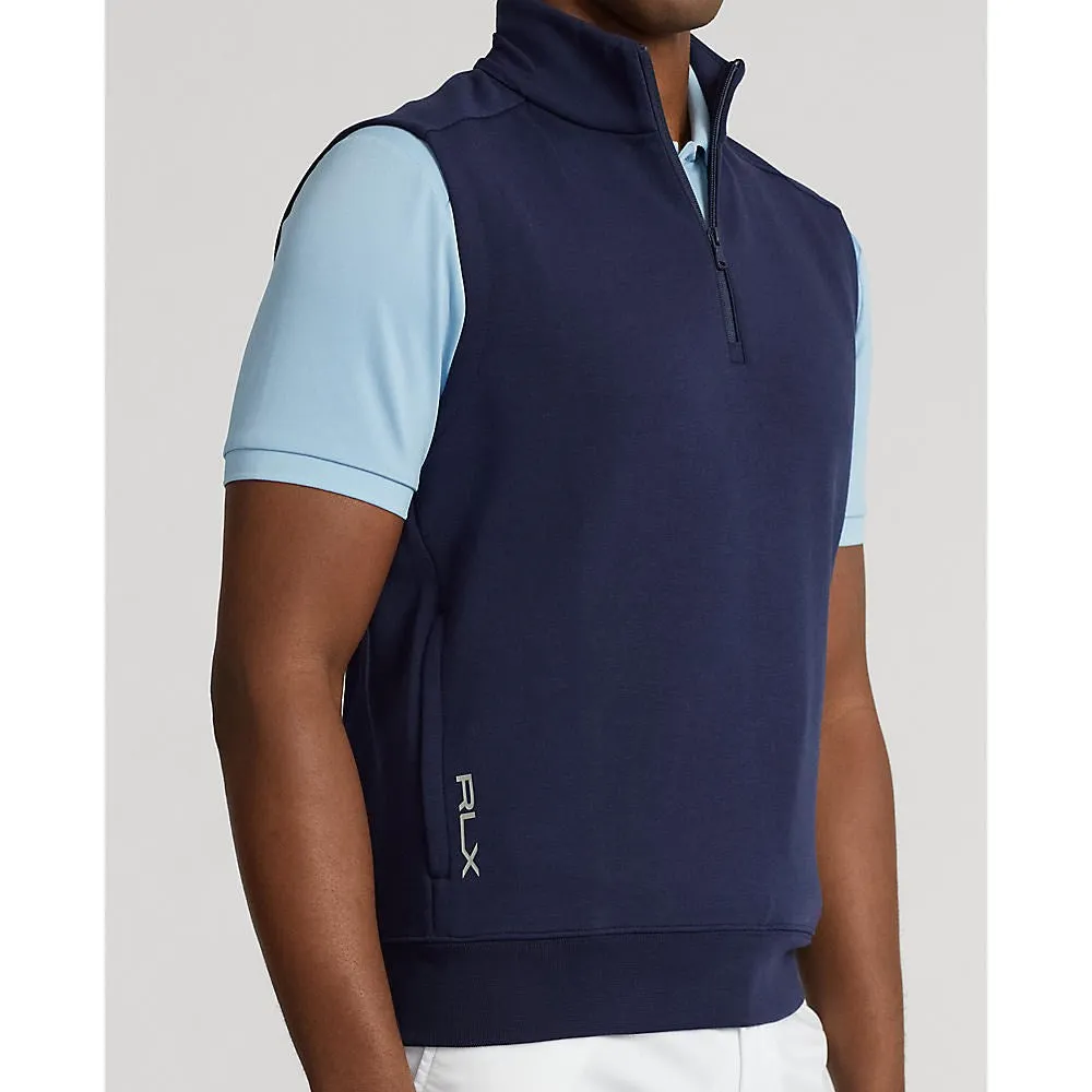 RLX Ralph Lauren Lux Perf Jersey 1/4 Zip Golf Vest - French Navy