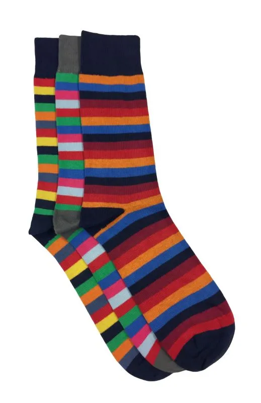 Roxtons Classic Multi Stripe Socks