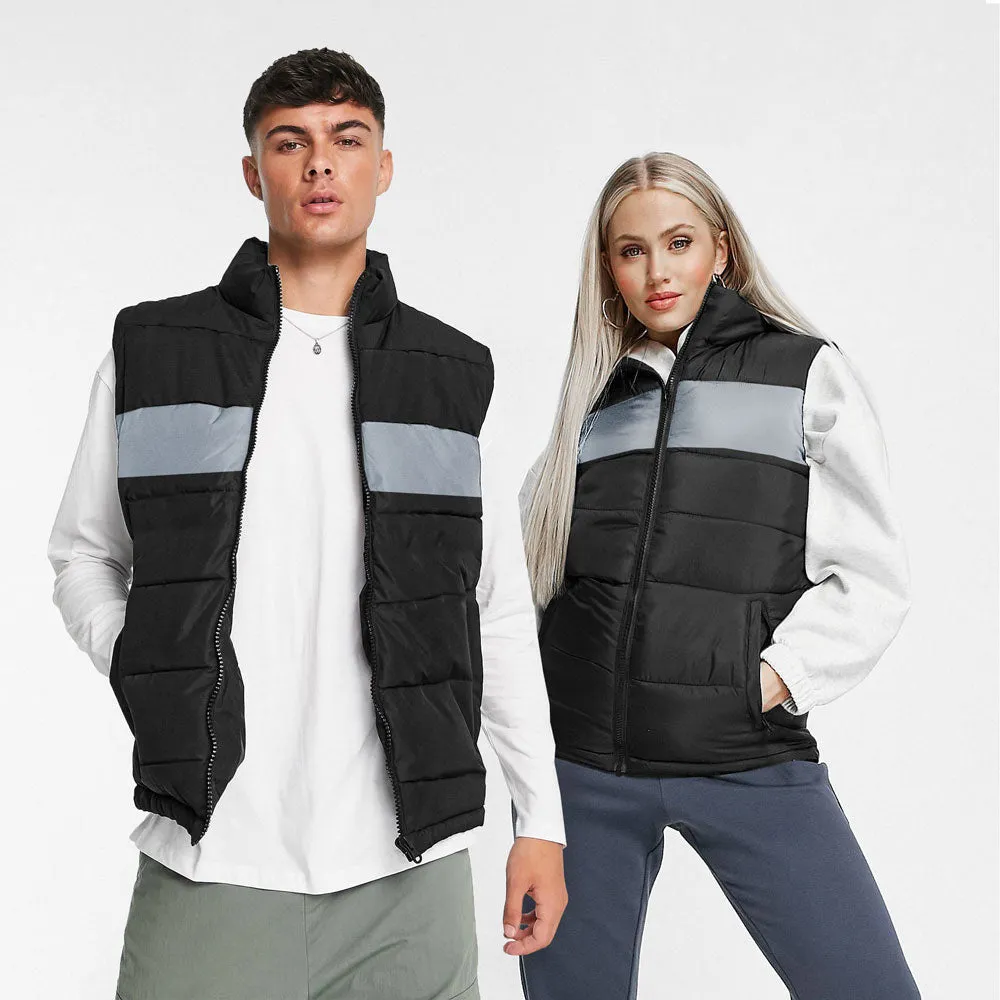 RSG Unisex Tonsberg Panel Design Zipper Body Warmer Puffer Gilet