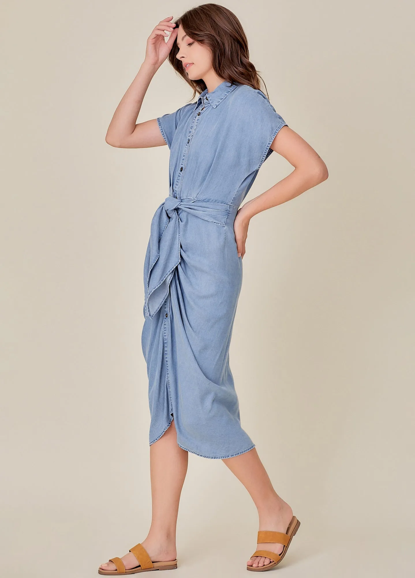 Ruched Waist Dress