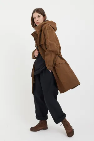 Sage De Cret - Coat - High Density Cotton Waxed Hooded Military Coat