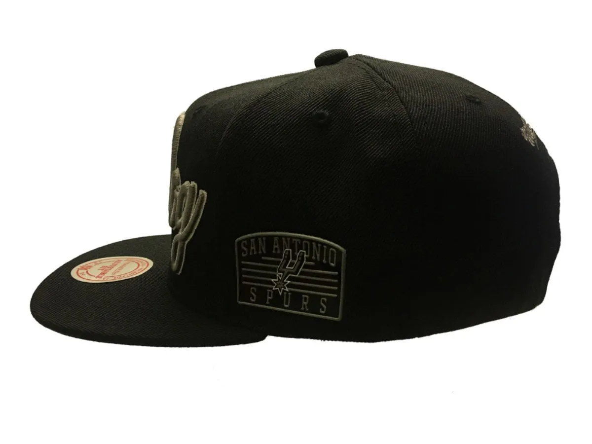 San Antonio Spurs Mitchell & Ness "Big Dog" Nickname Snapback Flat Bill Hat Cap