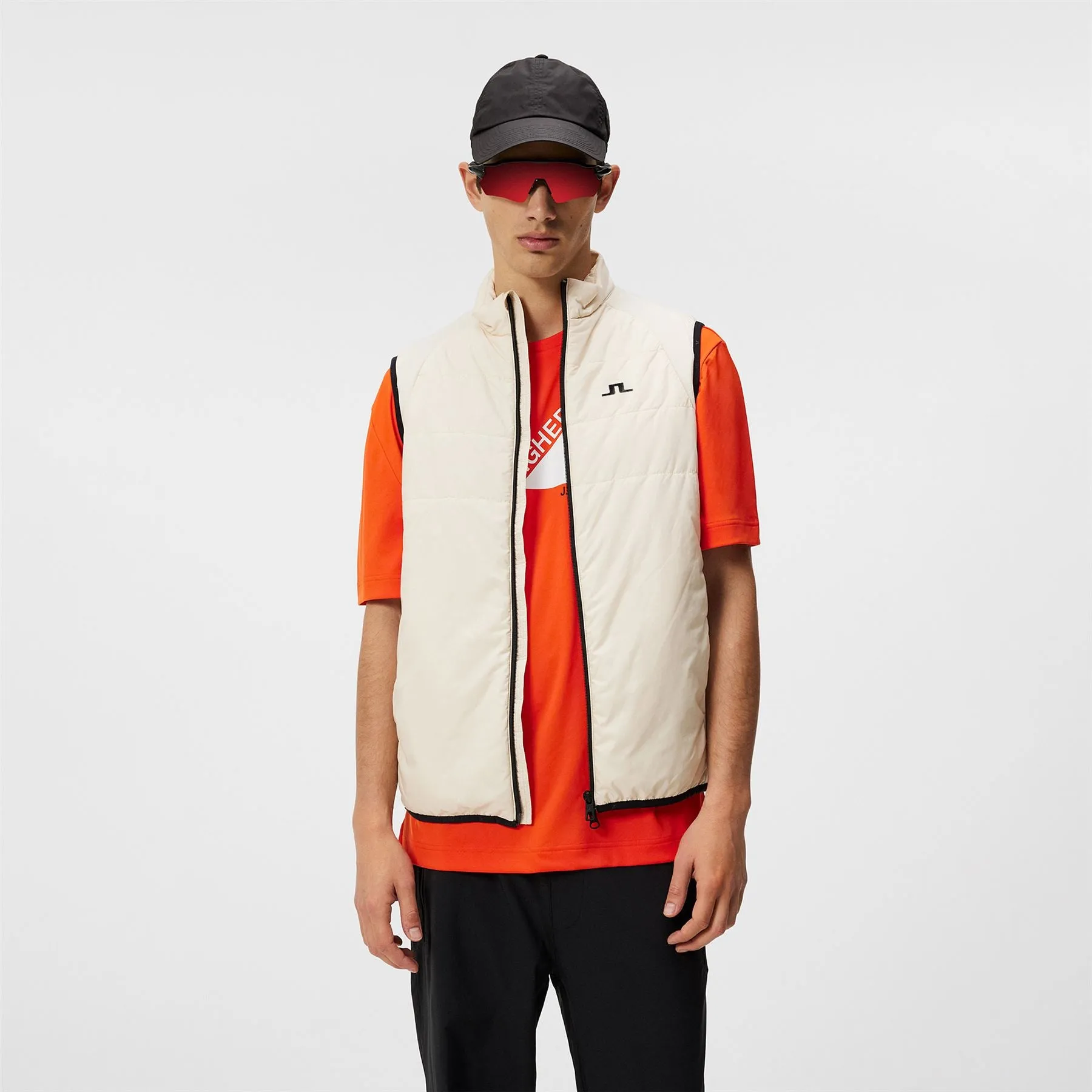 Scott Merino Brush Hybrid Gilet Almond Milk Beige - SS24