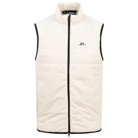 Scott Merino Brush Hybrid Gilet Almond Milk Beige - SS24