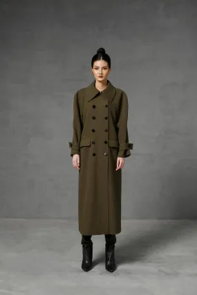 Somoon Double-Breasted Trench Coat