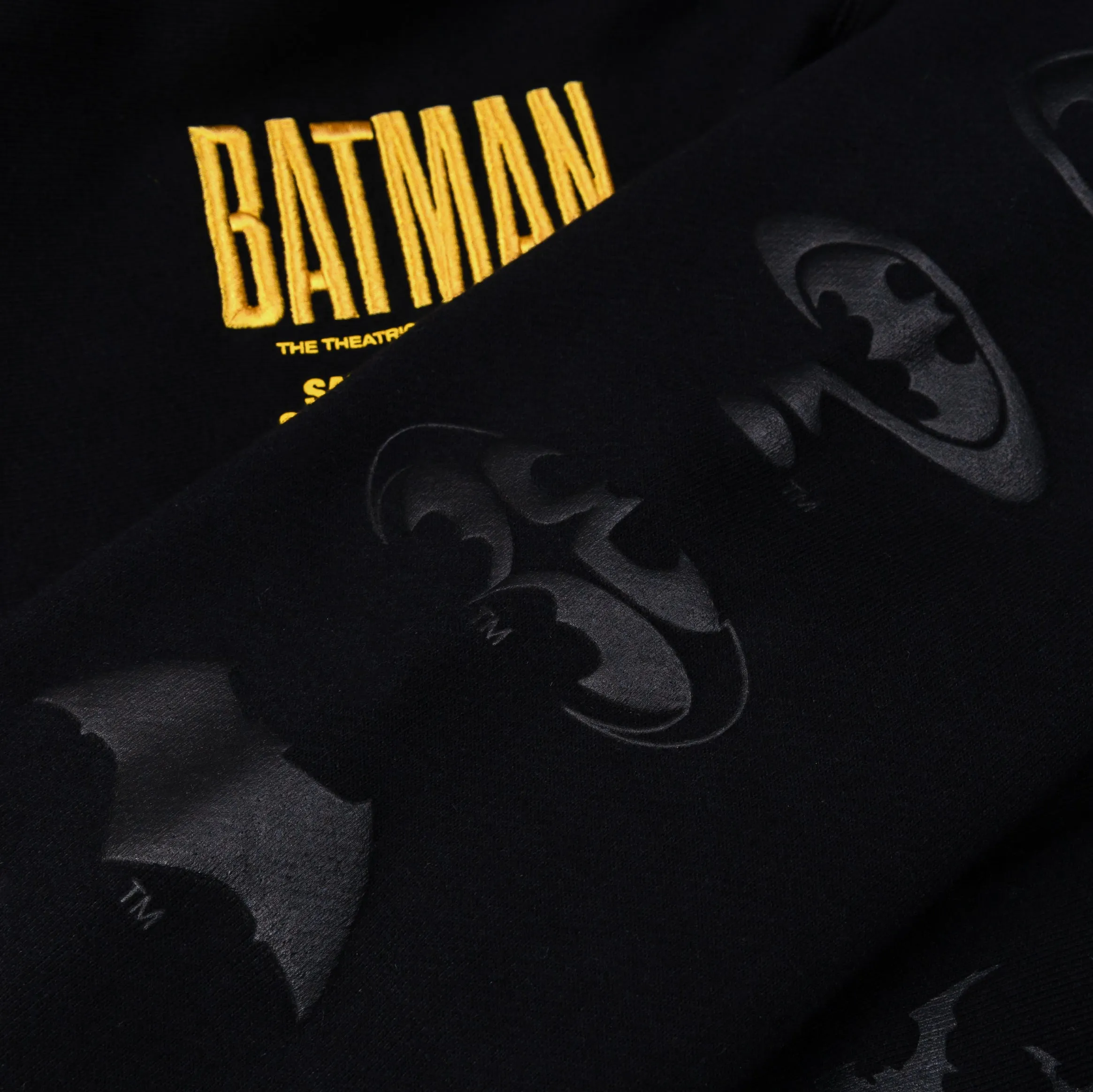 SP x Batman Forever Pullover Mens Hoodie (Black/Yellow)