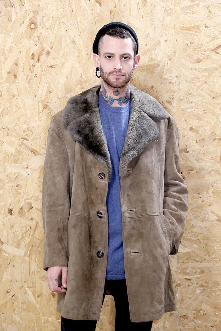 Tan Sheepskin Coat