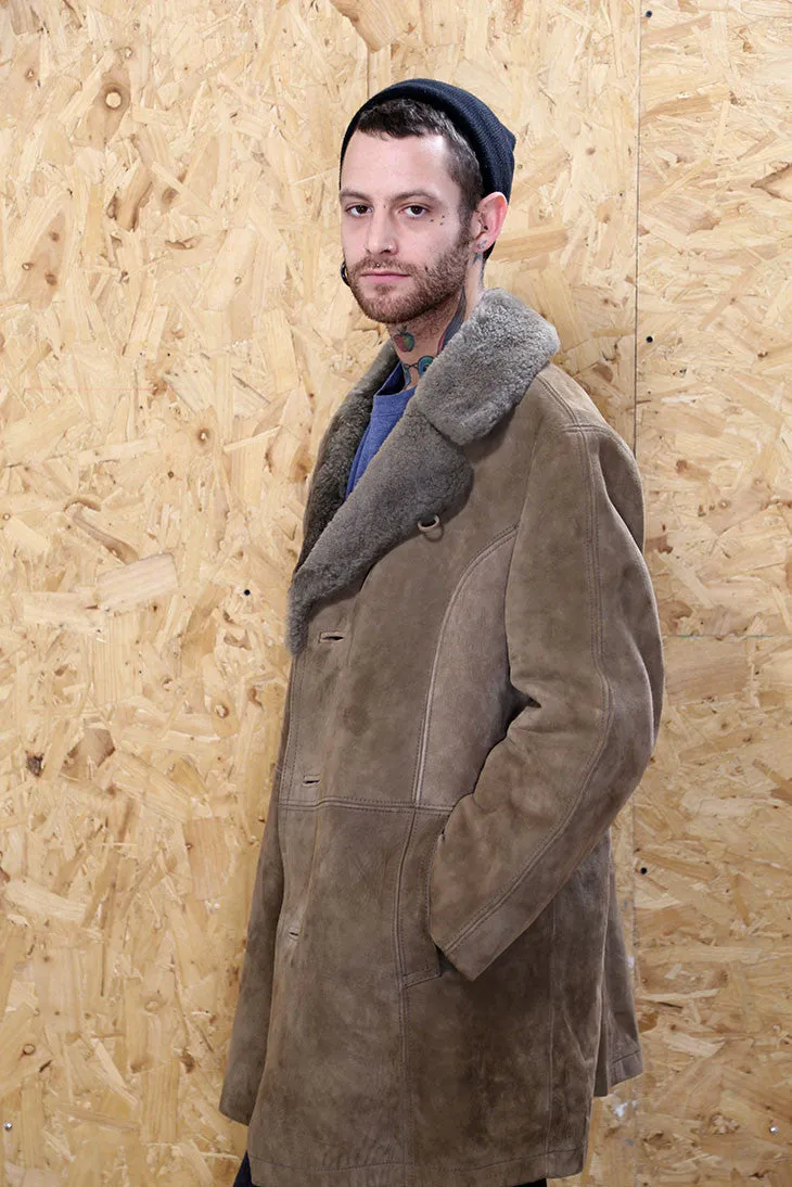 Tan Sheepskin Coat