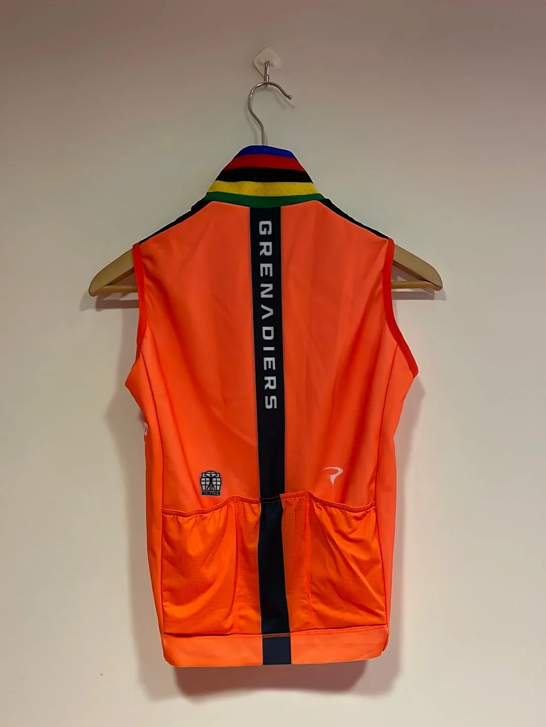 Team Ineos | Bioracer UCI Ex World Champion Orange Epic Tempest Protect Gilet - As New