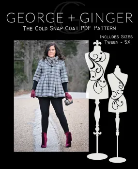 The Cold Snap Coat PDF Sewing Pattern