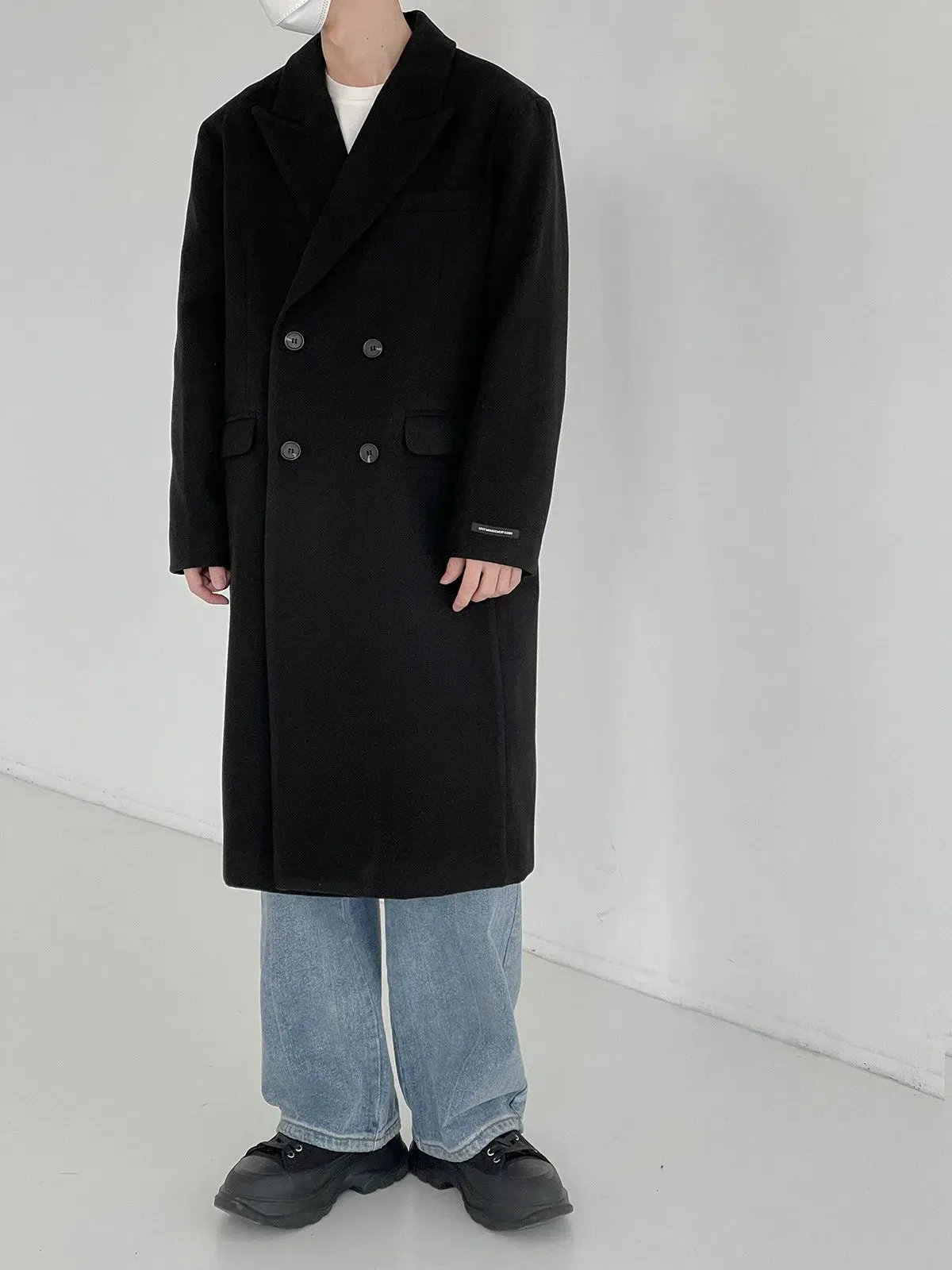 Thickened Woolen Trench-Coat