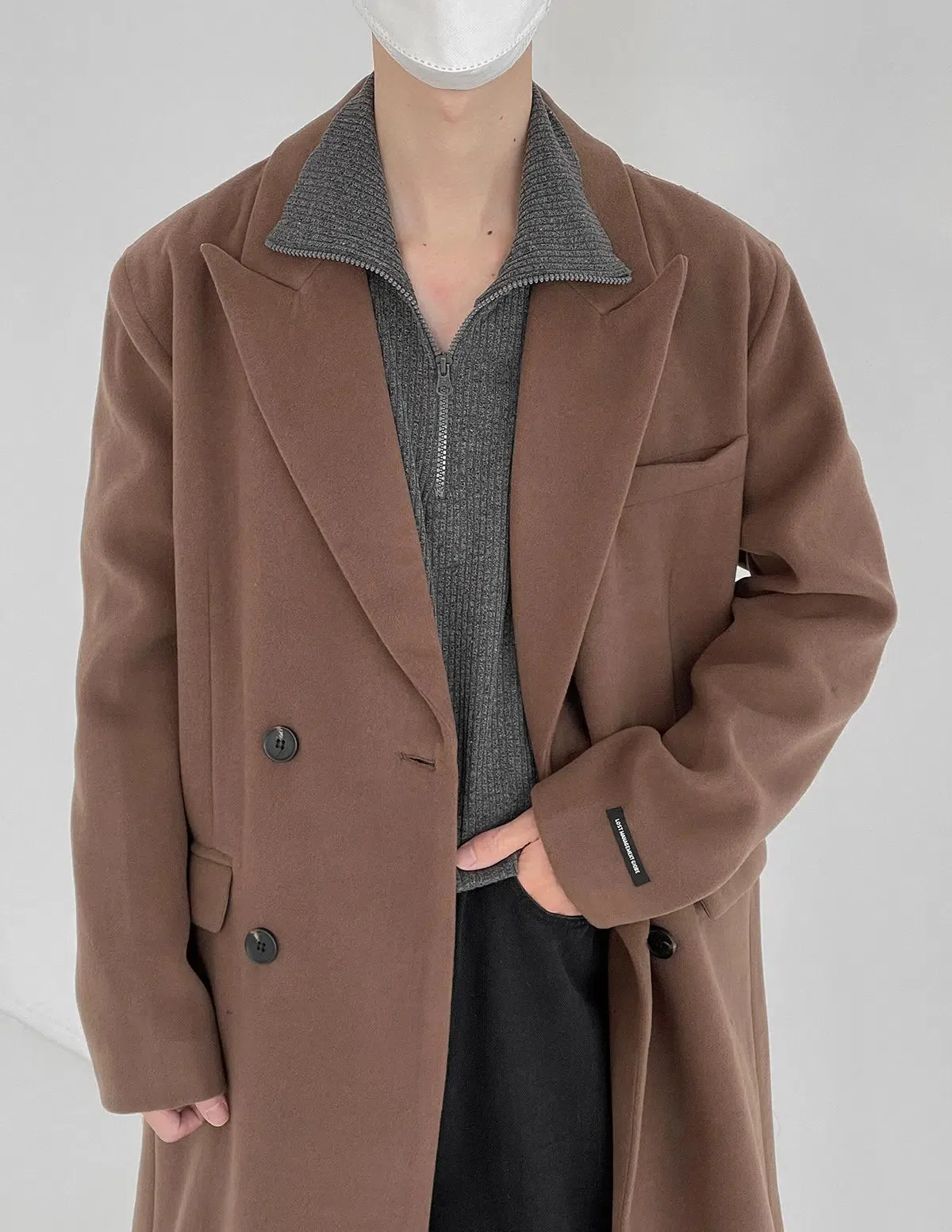 Thickened Woolen Trench-Coat