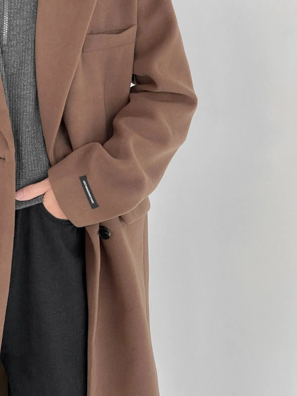 Thickened Woolen Trench-Coat