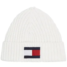 Tommy Hilfiger Big Flag Beanie Acient White