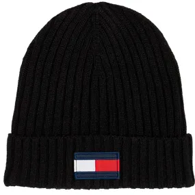 Tommy Hilfiger Big Flag Beanie Black