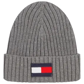 Tommy Hilfiger Big Flag Beanie Light Grey Heather