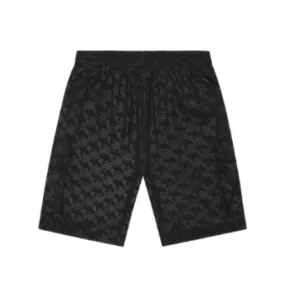 Trapstar Monogram Shorts Black