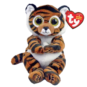 Ty : Beanie Babies - Clawdia the Black Striped Brown Tiger