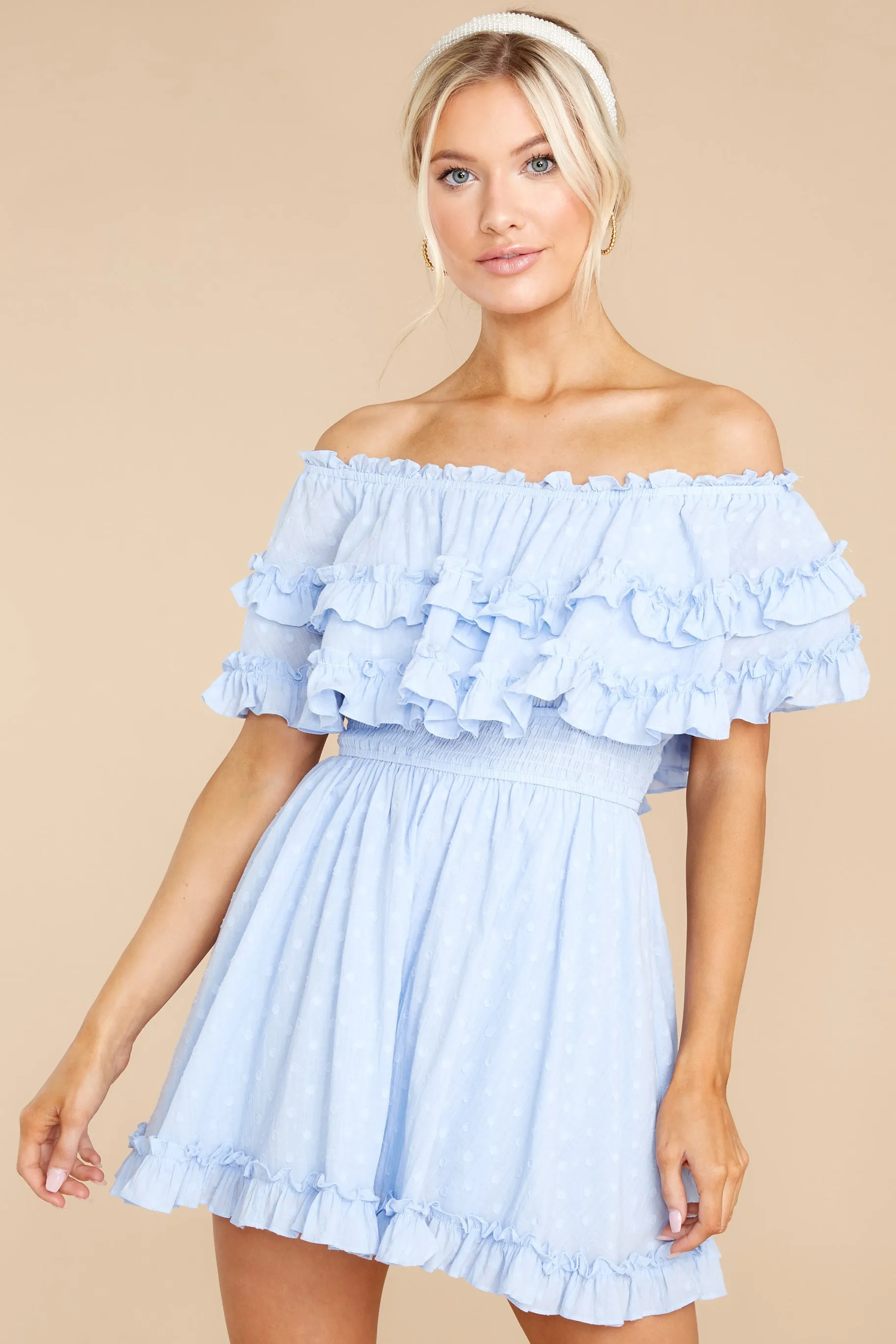 Undeniable Feelings Sky Blue Dress