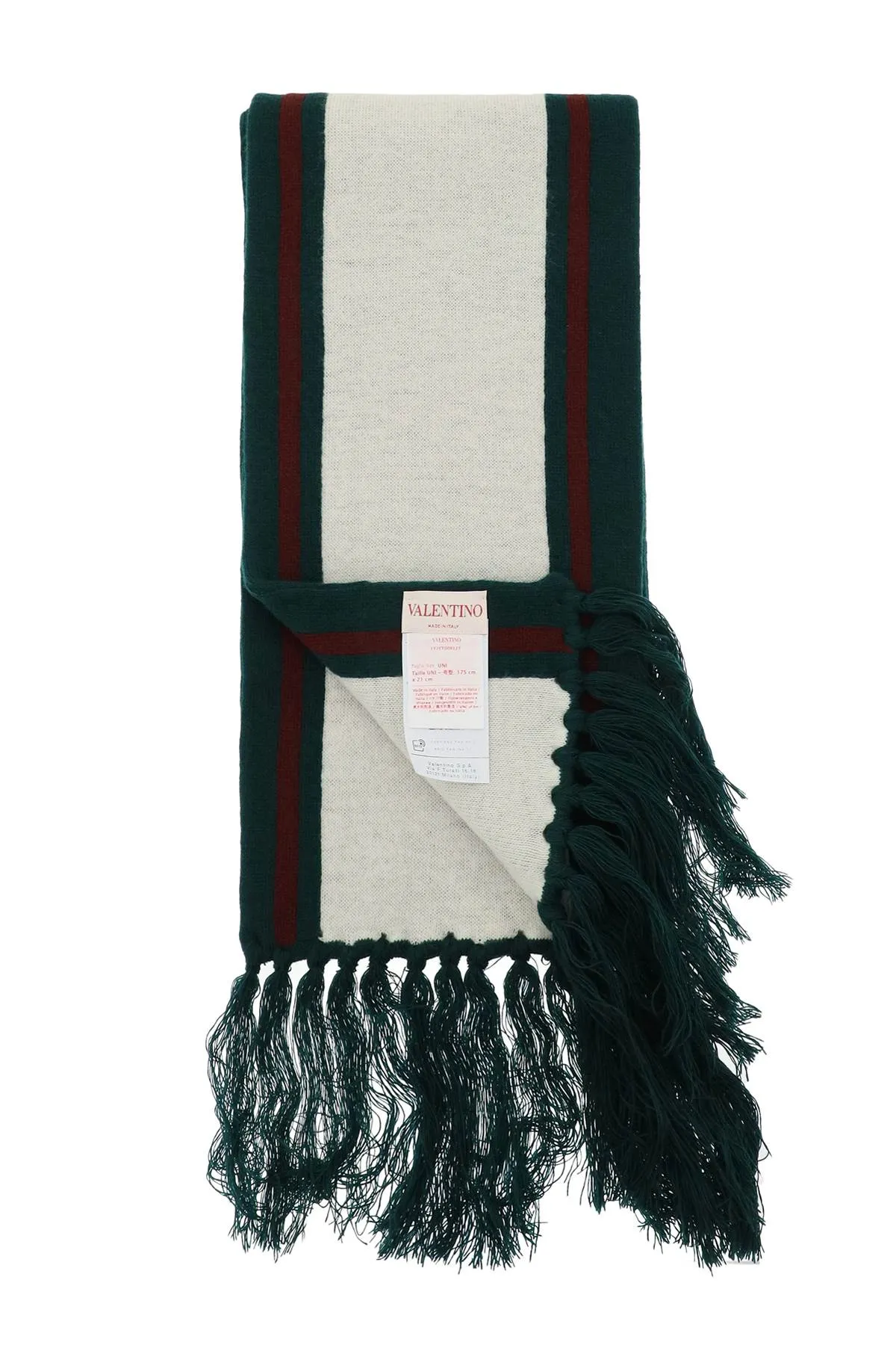 Valentino garavani wool college scarf