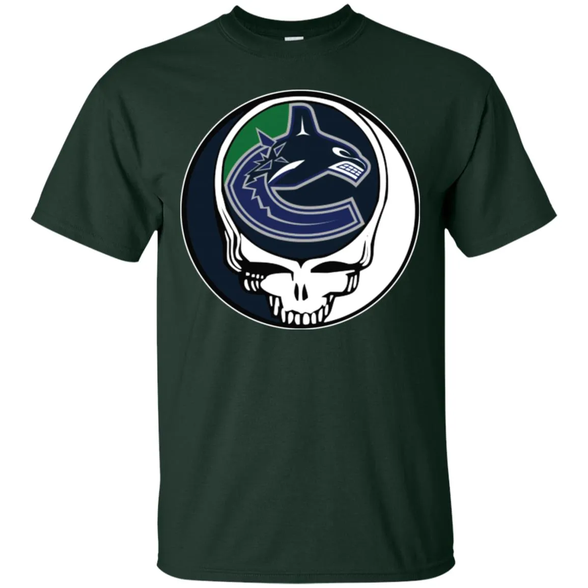 Vancouver Canucks Grateful Dead Steal Your Face Hockey Nhl Shirts