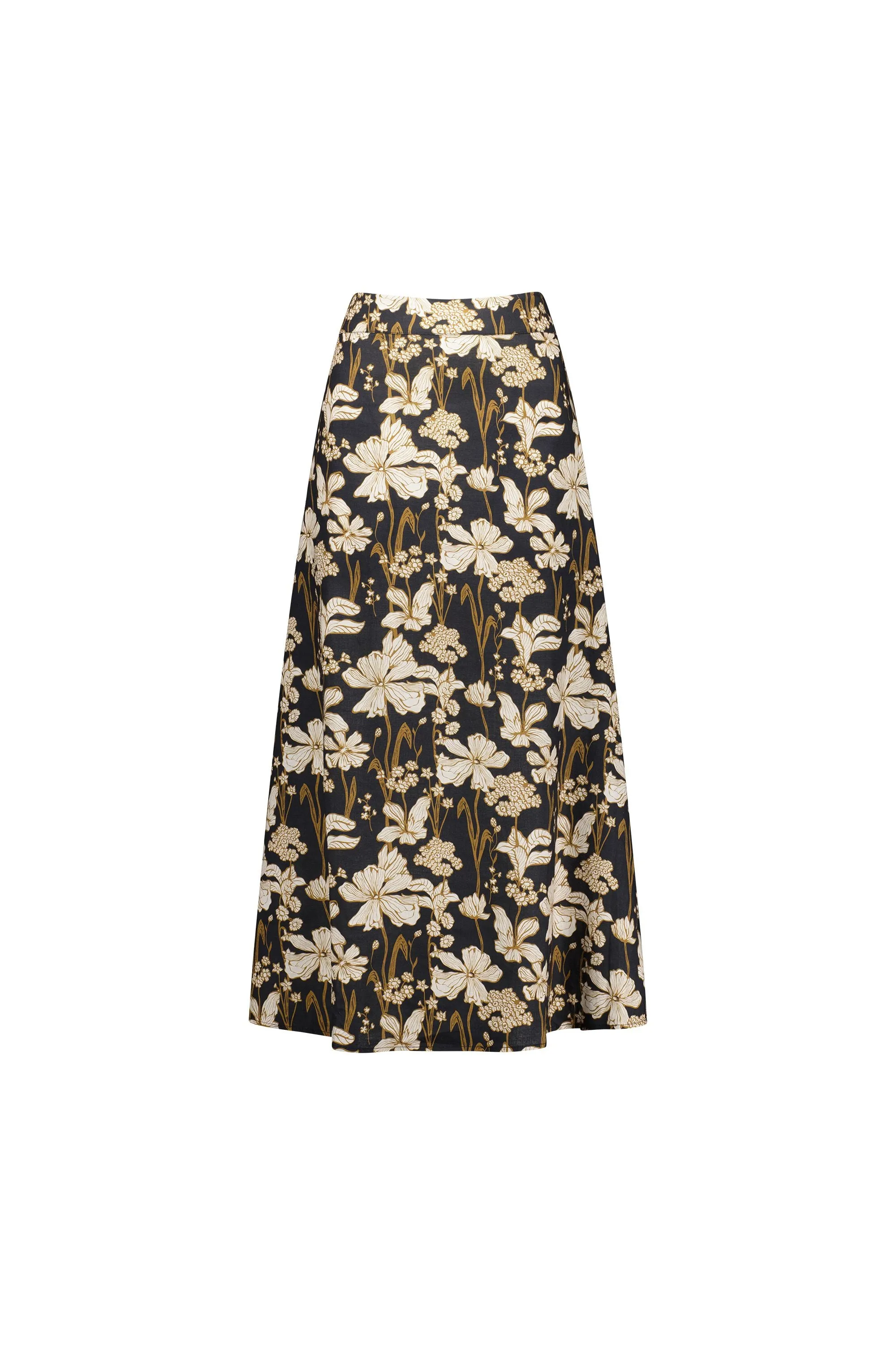 Vassalli - Long A-Line Skirt-Roma