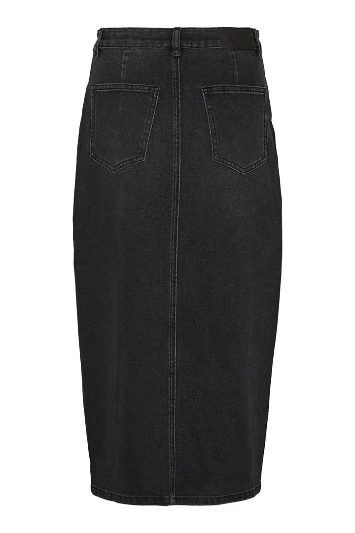 Veri High Waist Denim Skirt